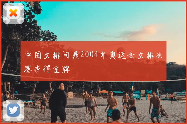 中国女排问鼎2004年奥运会女排决赛夺得金牌